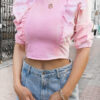 Bluzka BUTTERFLY PINK JEANS - obrazek 4